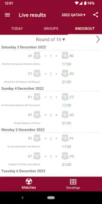 Live Scores for World Cup 2022 android App screenshot 5